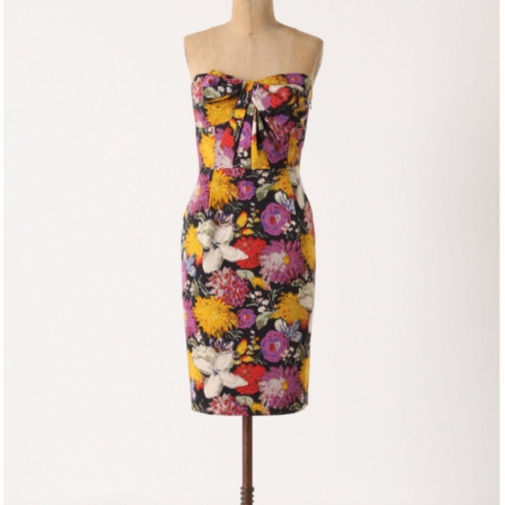 Anthropologie Moulinette Soeurs Strapless Dress
